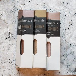bareMinerals 3 pack of new high shine eyecolor